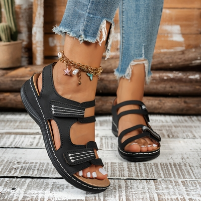 🔥Best Seller-Last Day Sale 60% OFF🔥Women's orthopedic sandals with thick, comfortable, and soft soles.
